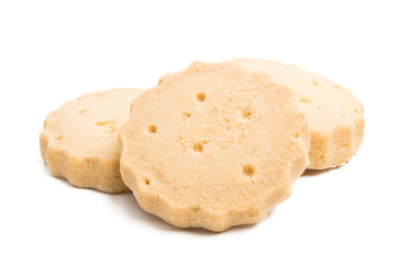 butter cookies isolated