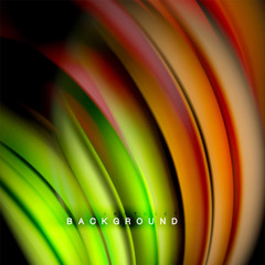 Background abstract - liquid color wave