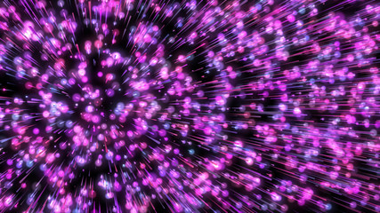 Abstract background with circles and lines. Different shades and thickness.