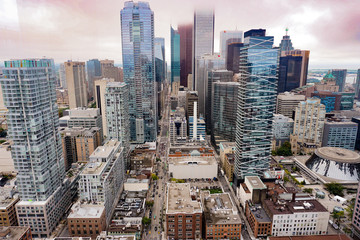 Fototapeta na wymiar Aerial view of New York City