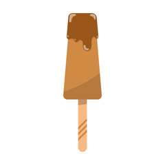 Ice Cream Flat Icon. Vector Illustration.