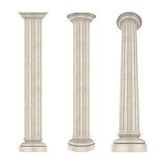 Fototapeta premium Classic Columns Isolated