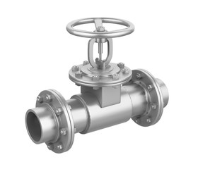 Industrial Valve Isolated