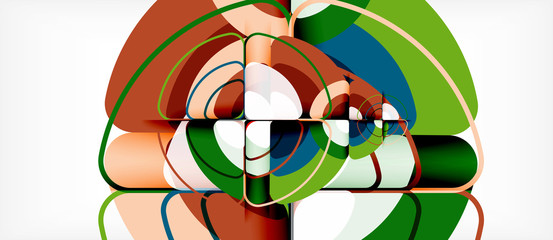 Circle abstract background