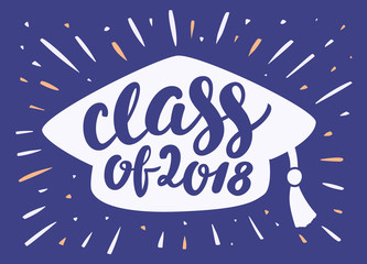 Class of 2018. Graduation banner.