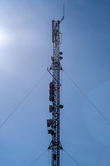 GSM tower for mobile phone communication