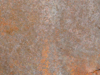 Red and brown rusty sheet metal texture