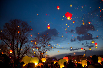 sky lantern © Александра  Шевченко