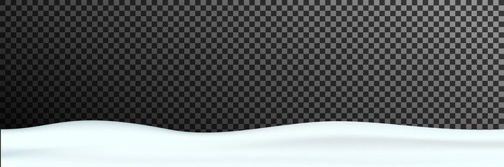 Christmas background Snowy on transparent background