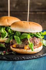 Cheddar Cheese Burger