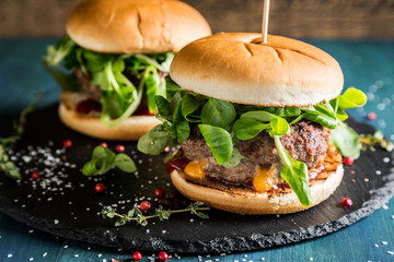 Cheddar Cheese Burger