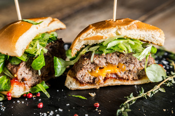 Cheddar Cheese Burger