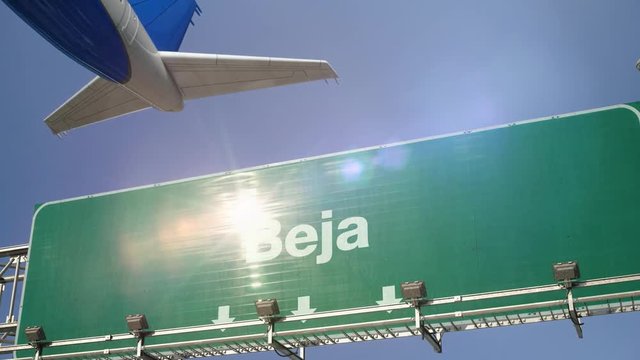 Airplane Take off Beja
