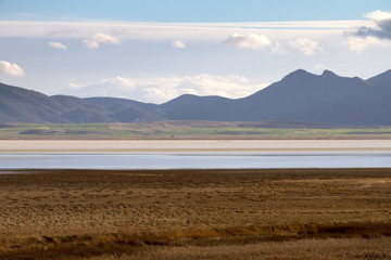 Panorami del Lago Acigol (Turchia)