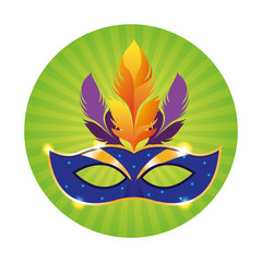 Obraz premium Mari gras mask
