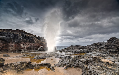 Nakalele Blowhole in Maui, Hawaii