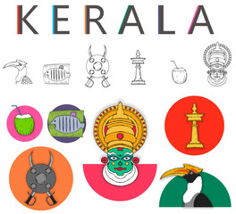 Kerala Icon Set 