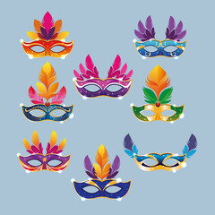 Mari gras masks © Jemastock
