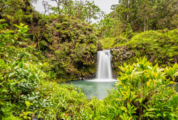 Puaa Kaa Falls in Maui, Hawaii