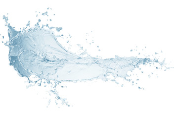 Water,water splash isolated on white background 