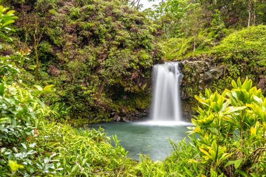 Puaa Kaa Falls in Maui, Hawaii
