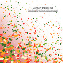  Abstract background of colored confetti