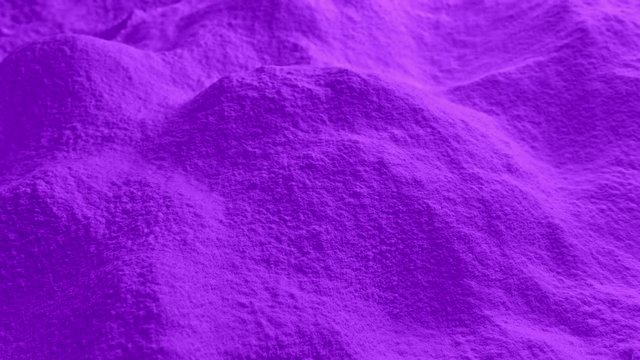 Moving Over Purple Powder