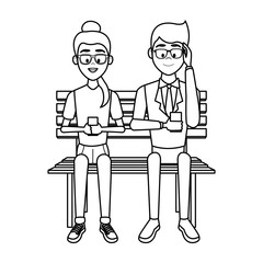 People with smartphones