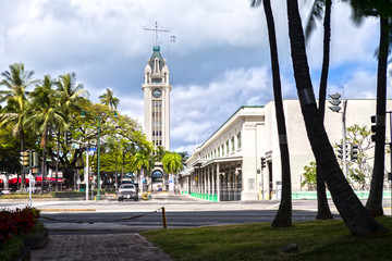 Aloha Tower in Honolulu, Oahu, Hawaii