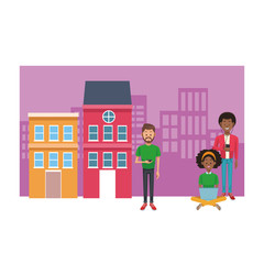 People with smartphones