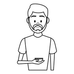 Businessman using smartphone