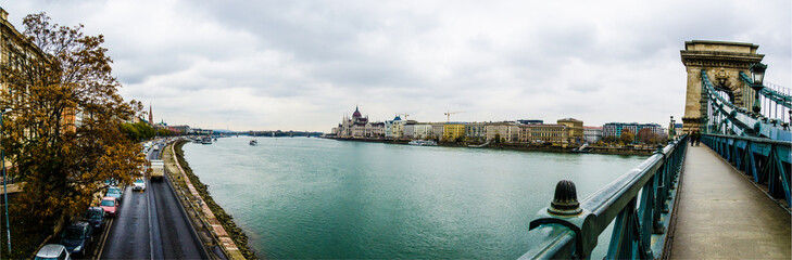 Fototapeta premium Budapest - Ponte delle Catene