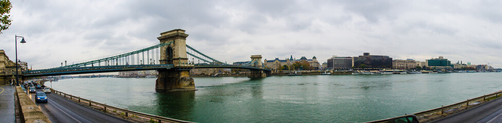 Naklejka premium Budapest - Ponte delle catene