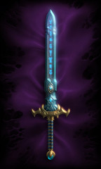 Gorgeous fantasy sword