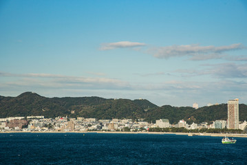 兵庫県・神戸沖から須磨浦方面