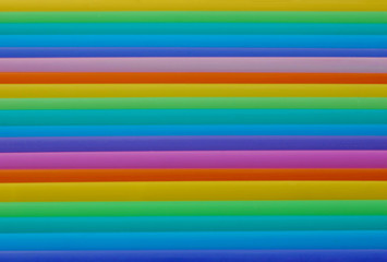 Rainbow of tubes for cocktails
