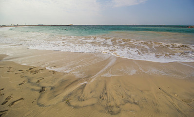 The sandy beaches of the UAE