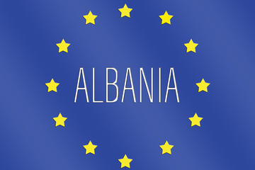 European Union, Flag of Europe, EU Albania