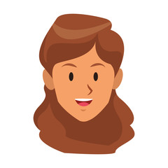 Obraz premium woman only face