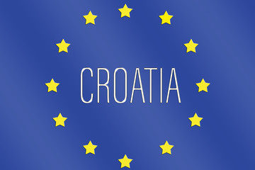 European Union, Flag of Europe, EU Croatia