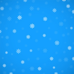 Vector background with snowflakes. Christmas and New Year backdrop