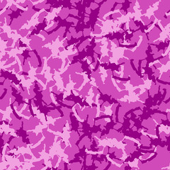 UFO camouflage of various shades of pink and purple colors