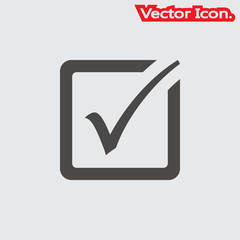 Check list boardicon isolated sign symbol and flat style for app, web and digital design. Vector illustration.
