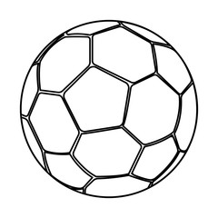 Fototapeta premium soccer ball icon