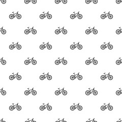Bicycle pattern vector seamless repeating for any web design