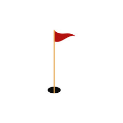 Golf flag icon