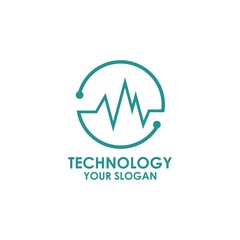 technology logo design