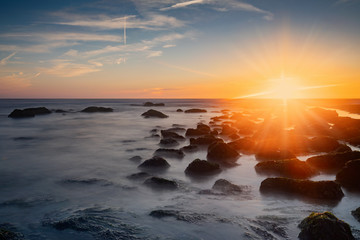 Obraz premium moody seascape along the Dutch coast