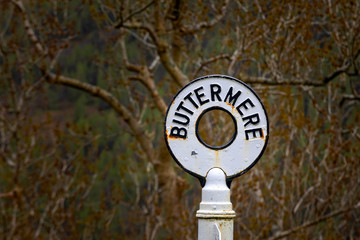 directional signpost at Buttermere