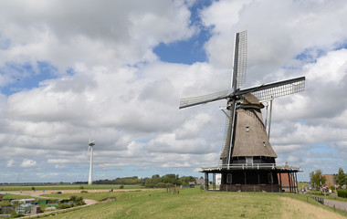 Windm&uuml;hle De Herder in Medemblik, Holland